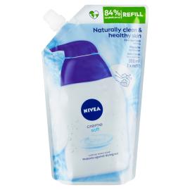 NIVEA Creme Soft Krémové tekuté mydlo náhradná náplň, 500 ml