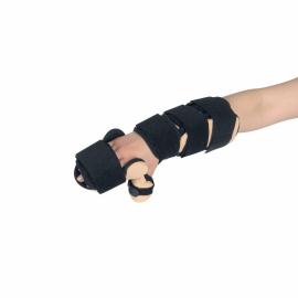 QMED WHOSP-FT Hand and forearm orthosis with thumb splint, right, large. L
