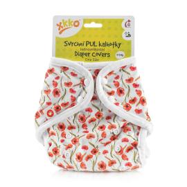 XKKO One Size Diaper Top Pants - Red Poppies