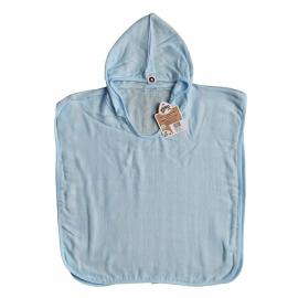 XKKO BMB Colours Bambusové pončo, baby blue, veľ. 1,  1-2roky