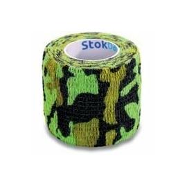 StokBan Self-adhesive bandage 2,5x450cm, camouflage green