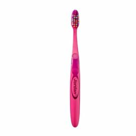 Jordan Hello Smile Toothbrush for children from 9 years old, pink