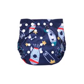 SIMED Mila Diaper pants with adjustable size, Space Rocket