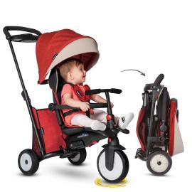 Smart Trike Folding Trike STR5 Folding tricycle 7 in 1, red-melange, 9m-3y