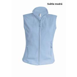 Primastyle Women's medical fleece vest MILADA, light blue, size XXL