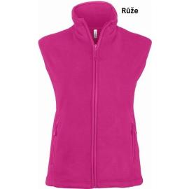 Primastyle Women's medical fleece vest MILADA, pink, large. XXXL