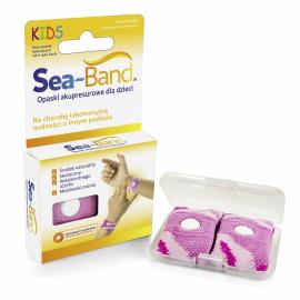 Babys SEA-BAND Akupresúrne náramky proti nevoľnosti pre deti, ružové