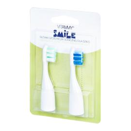 VITAMMY SMILE replacement handles for Smile children's toothbrushes, 2 pcs, blue/green