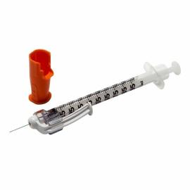 BD Safety Glide Insulin syringe - 0.5 ml 30G x 5/16, 100 pcs