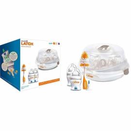 Munchkin MUNCHKIN LATCH, Set of Baby Bottles 120ml (2 pcs) with sterilizer, from 0m+