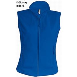 Primastyle Women's medical fleece vest MILADA, royal blue, size XXXL
