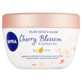 NIVEA Cherry Blossom &amp; Jojoba Oil, Telové suflé olej čerešňový kvet &amp; jojobový olej, 200ml