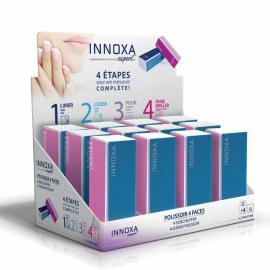 INNOXA VM-N99A, štvorstranná leštička na nechty, 9x3,6x2,9cm, 12ks v displeji