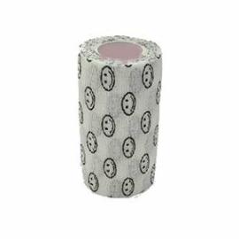 StokBan Self-adhesive bandage 10x450cm, white with emoji