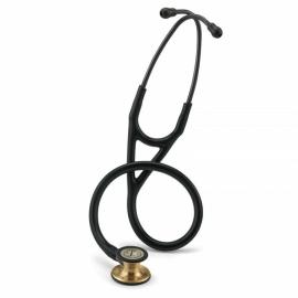 Littmann 3M Littmann Cardiology IV 6164 Brass Finish, cardiology stethoscope, black