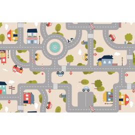 Marko Vinyl mat - City streets, 100x150