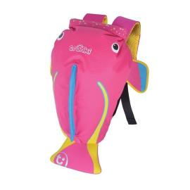 Trunki Paddlepak Waterproof Backpack, Fish, pink