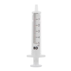 BD Discardit Disposable two-part syringe - 5 ml. / 100 pcs