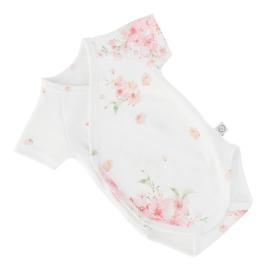 YOSOY Infant bodysuit with short sleeves, 100% organic cotton, JAPANESE FLOWER, size. 62