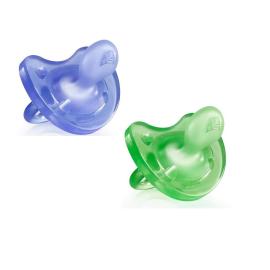 Chicco Physio Soft active orthodontic pacifier, 12m +, purple/green