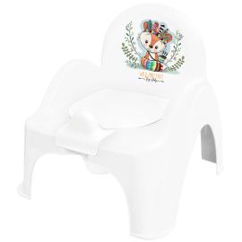 Tega Baby TEGA BABY Potty chair with the melody Little Fox, white/green