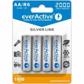 everActive SILVER LINE R6/AA, Rechargeable Ni-MH 2000 mAh batteries, 4 pcs