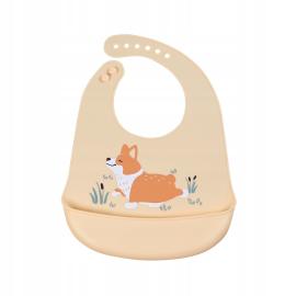 SIMED Silicone bib with pocket, dog