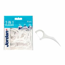 Jordan Flosser Dental toothpicks 3 in 1, 36 pcs