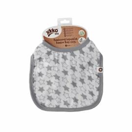 XKKO Bamboo bib - Little Stars Silver