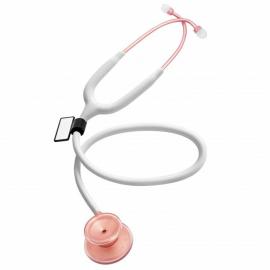 MDF 747XP DELUXE DUAL HEAD Stethoscope for internal medicine, rosegold white