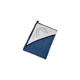 Tega Baby TEGA BABY Towel with Meteo hood, blue, 100x100cm