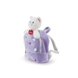 Trudi TRUDI PETS - Fashion backpack with pet, purple with balls, 0m+