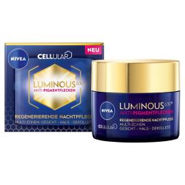 NIVEA Cellular Luminous630 Nočný krém proti pigmentovým škvrnám, 50 ml