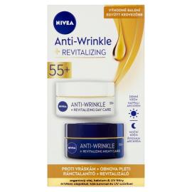 NIVEA Renewing day and night anti-wrinkle cream 55+, 2 x 50 ml