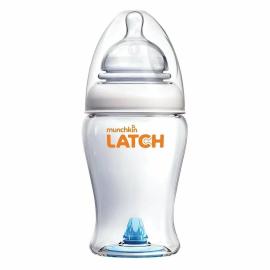 Munchkin MUNCHKIN LATCH, Baby bottle with nipple and anti-colic valve, 240ml, from 0m+