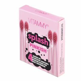 VITAMMY SPLASH, Replacement SPLASH toothbrush handles, pink, 4 pcs