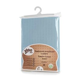 XKKO BMB Plachta s gumou do postieľky 120x60, Baby Blue