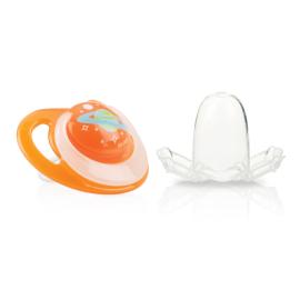 Nuby Silicone orthodontic massage pacifier 0-6m luminous