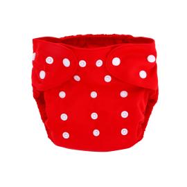 SIMED Mila Diaper panties with adjustable size, red