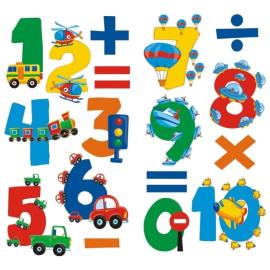 Marko 3D Wall decorations, Numbers, Cars