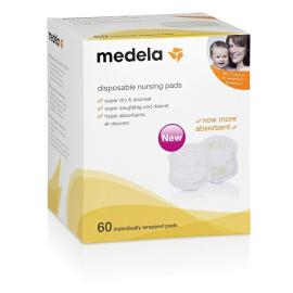 MEDELA Jednorazové vložky do podprsenky, 60ks