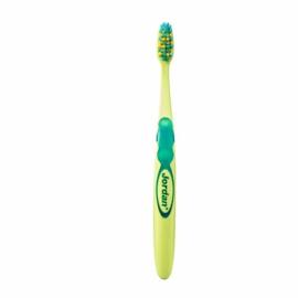 Jordan Hello Smile Toothbrush for children from 9 years old, green