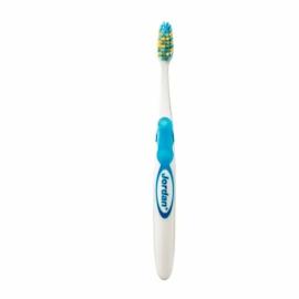 Jordan Hello Smile Toothbrush for children from 9 years old, white-blue