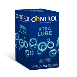CONTROL XTRA LUBE Stimulating condoms, 24 pcs