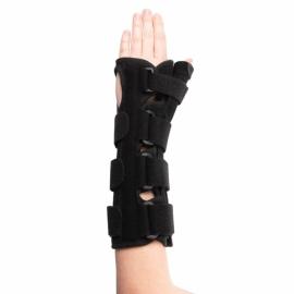 QMED MANU UNIVERSAL LONG Long wrist brace with thumb grip