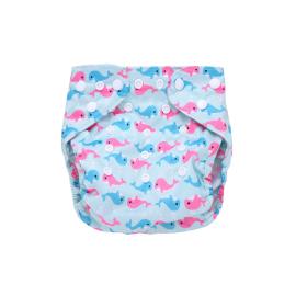 SIMED Mila Diaper panties with adjustable size, Dolphins