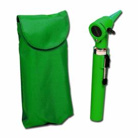 GIMA GIMALUX Otoscope with halogen light, green