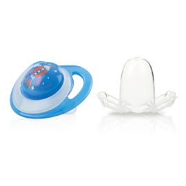 Nuby Silicone orthodontic massage pacifier 0-6m luminous