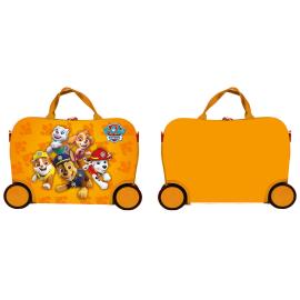 Nickelodeon Detský kufrík na kolieskach malý, Paw Patrol, žltý, 3r+