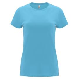 Primastyle Women's medical T-shirt with short sleeves CAPRI, turquoise, large. XXL